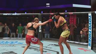 EA Sports UFC 5 Germaine De Randamie Vs Valentina Schevchenko [upl. by Nov37]