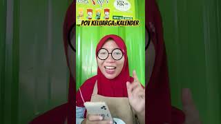 KELUARGAKALENDER❗🤣👀shortvideo funny youtubeshorts mamaarsyita [upl. by Marcile]