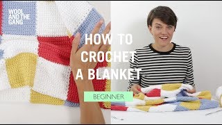 How To Crochet a Blanket [upl. by Innes540]