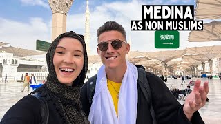 We visited MEDINA as Non Muslims 🇸🇦Converting to ISLAM السياح في المدينة المنورة [upl. by Idona]