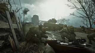 Crossing The Rhine Remagen Bridge  Call Of Duty WWII 2017  Realism  RTX 3080  4K Ultra [upl. by Johnathan]