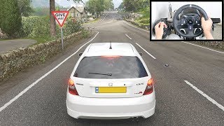 Forza Horizon 4 Honda Civic Type R EP3 700BHP Steering Wheel  Shifter Gameplay [upl. by Eniamrej]