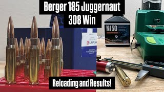 308 Win Bergara HMR Berger 185s N150 IMR4895 Reloading amp Results [upl. by Mcmahon197]