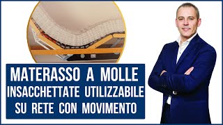 Materasso a molle utilizzabile su rete con movimento [upl. by Drofnats]