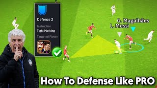 How To Defending Like PRO  Understanding the Tight Marking Defence in eFootball 2024 [upl. by Eberta]