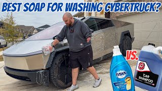 I Washed The Cybertruck With “Tesla’s Recommended” Dawn Dish Soap And The Results Were Surprising [upl. by Naruq]