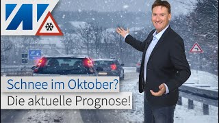 Schnee im Oktober Wie wahrscheinlich ist ein Wintereinbruch Habt Ihr schon Winterreifen drauf [upl. by Omar]