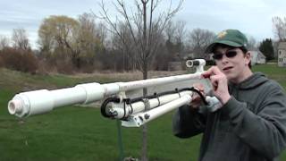 Homemade Air powered Sniper Rifle [upl. by Vada29]