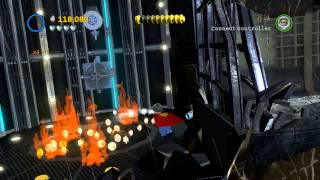 LEGO Batman 2 DC Super Heroes 100 Guide  Tower Defiance All Minikits Citizen in Peril [upl. by Vasta]