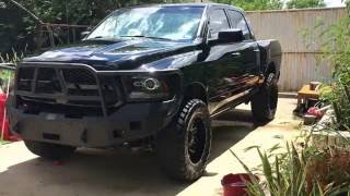 Ram 1500 4 Inch Lift Kit Update Hammerhead Bumper [upl. by Eizeerb]