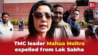 TMC leader Mahua Moitra expelled from Lok Sabha [upl. by Aivek]