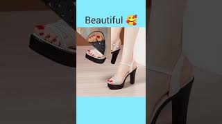 Beautiful heel sandals ✨👌😎 new idea 💡 heel 👠shorts fashion design explore heels trending [upl. by Hsetim]