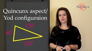 Quincunx Aspect and Yod Configuration in the Horoscope  Astrology Tutorial [upl. by Kirenoj]