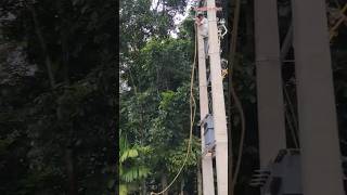 My Lineman Life electrician Lineman work reelstrending electrical shorts feed shortsfeed [upl. by Niwdog597]