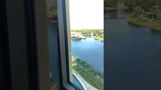 Coronado Springs Tower Room Tour and View shorts disney [upl. by Reehsab]