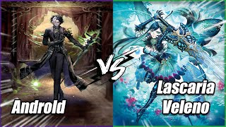 ANDROLD VS LASCARIA VELENO  GAMEPLAY  cardfightvanguard [upl. by Agbogla]