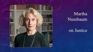 Martha Nussbaum  Social Justice [upl. by Diannne706]