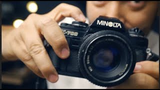 Minolta X 700 modo BURST  shorts [upl. by Barolet902]