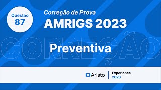 PROVA DO AMRIGS 2023 Questão de GO comentada [upl. by Man]