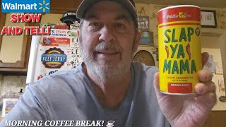 M☕️B Show And Tell On Slap Ya Mama Cajun Seasoning 🌶 Trivia Time 🤔 Jokes Of The Day 🤣 [upl. by Lynsey]