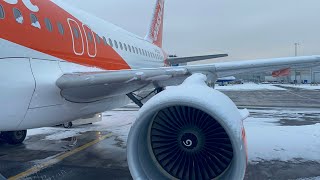 Flying Easyjet during snow ❄️ disruption  Easyjet Airbus A319  Tripreport Glasgow to Southampton [upl. by Kered]