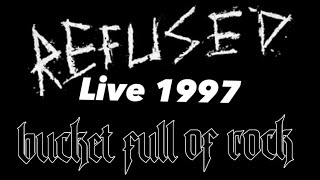 REFUSED  Popstad  Umeå  Sweden  1997  Rare Live  Full Show  Multi Camera  TV Broadcast [upl. by Ehtyde466]