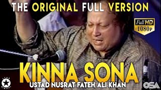 Kinna Sohna Tenu Rab Ne Banaya Live Full Ustad Nusrat Fateh Ali Khan Kinna Sona  OSA Worldwide [upl. by Scevour]