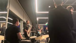 Playing Guantanamera on drums with the school band [upl. by Zigmund]