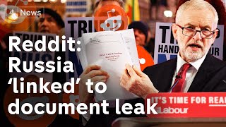 Reddit says USUK trade document leak linked to Russia [upl. by Mart460]