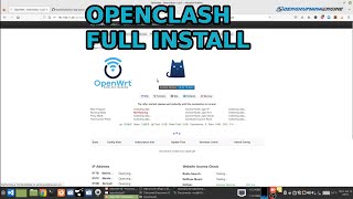 OpenWrt  OpenClash Full Install [upl. by Aihsemot]