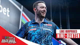 NINE DARTER Luke Humphries v Rob Cross  2024 Baltic Sea Darts Open [upl. by Aneeras]