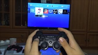 Connect PS3 controller DualShock 3 to Playstation 4 wirelessly [upl. by Anal]