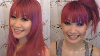 How To Cut BluntStraight Bangs at Home [upl. by Yemrej]