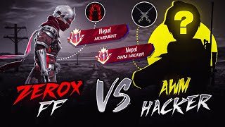 Zerox FF🥷 Vs AWM HACKER👽  AXETV999 is Back💥 [upl. by Lanette]