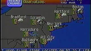 Weather Channel local forecast 1996 [upl. by Lanford]