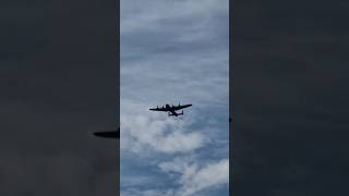 Lancaster Bomber finishing off Clacton airshow 2024 airplane aviation avgeek lancaster raf [upl. by Ardine]