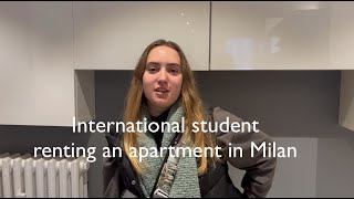 Renting an apartment in Milan  international students review [upl. by Vanessa]