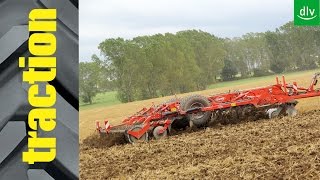 Kuhn Performer 5000 mit John Deere 9510R in der traction Arbeitsprobe [upl. by Zia]