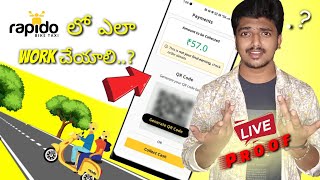 how to work rapido captain taxi in Telugu 2024 how to join rapido bike taxi online apply rapido job [upl. by Lait134]