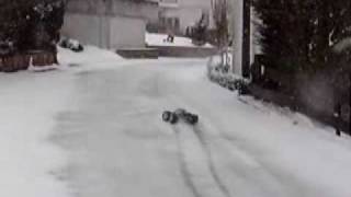 Traxxas EmAxx Snow Action [upl. by Seymour]