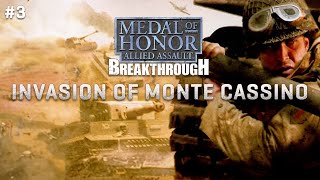 Medal of Honor Allied Assault Breakthrough PC  Mission 3 Invasion Of Monte Cassino pcgaming [upl. by Jacobine874]