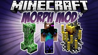 Minecraft Morphing Mod 1710172 Install Guide Included [upl. by Adierf]