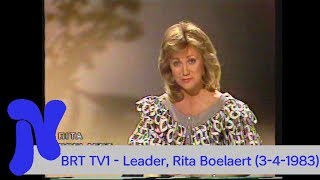 BRT TV1  Leader en aankondiging Rita Boelaert 341983 [upl. by Eentruok]