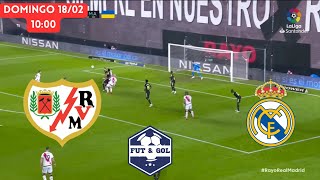 🔴RAYO VALLECANO  REAL MADRID EN VIVO  FUT AND GOL [upl. by Aillimat]