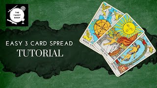 Beginner’s Tarot Spread  Easy 3 Cards [upl. by Enyrehtak]