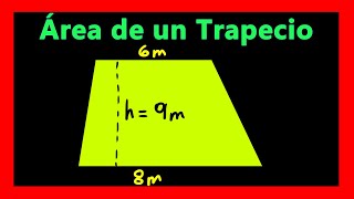 ✅👉 Area de un trapecio escaleno ✅ Como sacar el Area de un Trapecio Escaleno [upl. by Arbmik]