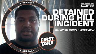 Calais Campbell describes getting detained while trying to deescalate Tyreek Hill incident [upl. by Lika919]