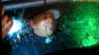 Street Outlaws big chief the crow crash vs brian quotchuckyquot davis [upl. by Elohcin]