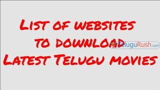 how to download latest movies in Telugu from jio rockerscom [upl. by Lawton397]