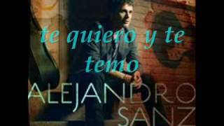 Alejandro Sanz  quotTe quiero y te temoquot [upl. by Tupler]